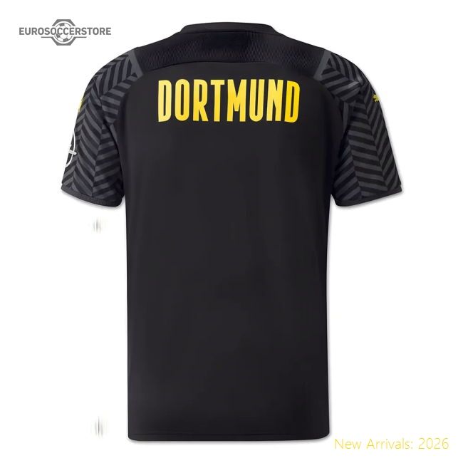 Genuine Top-Quality 2021-2022 Borussia Dortmund Away Shirt