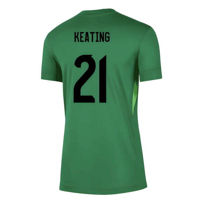 2025-2026 England Goalkeeper Shirt (Green) - Womens (Keating 21)