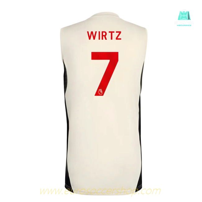 2025-2026 Liverpool Sleeveless Jersey (White) (Wirtz 7)