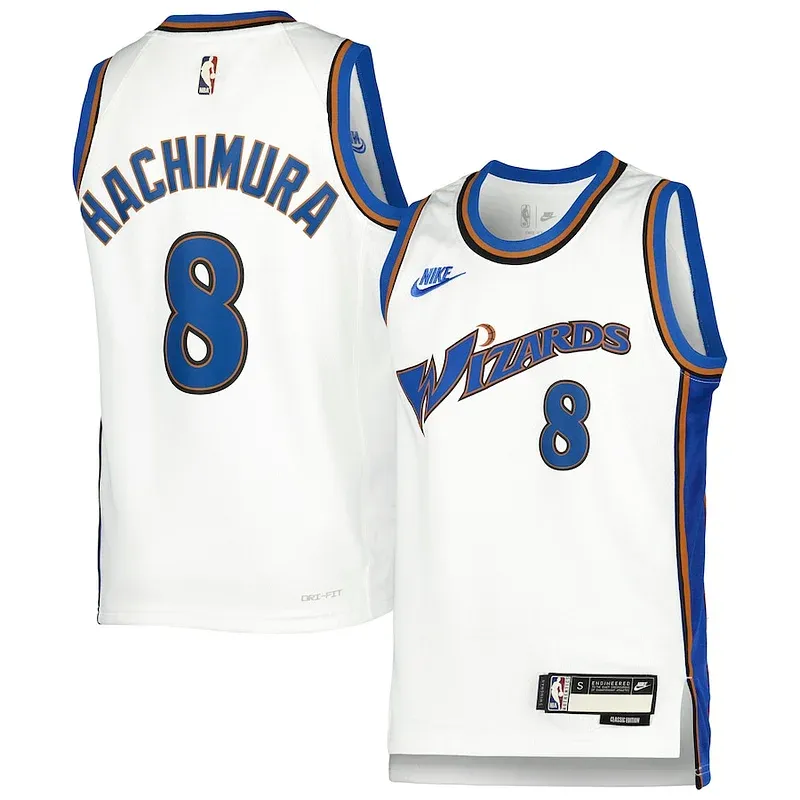 Rui Hachimura WAS Swingman Jersey - authentic player-jersey - White