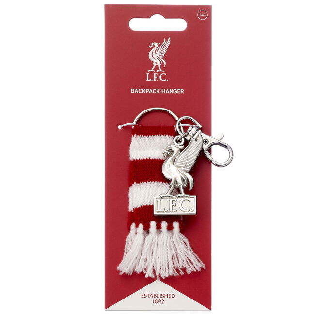 Men's Liverpool FC Red Bar Scarf Bag Charm
