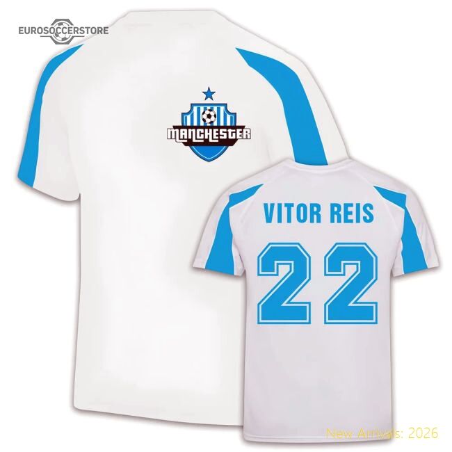 Authentic Manchester City Sports Training Jerseys (vitor Reis 22)