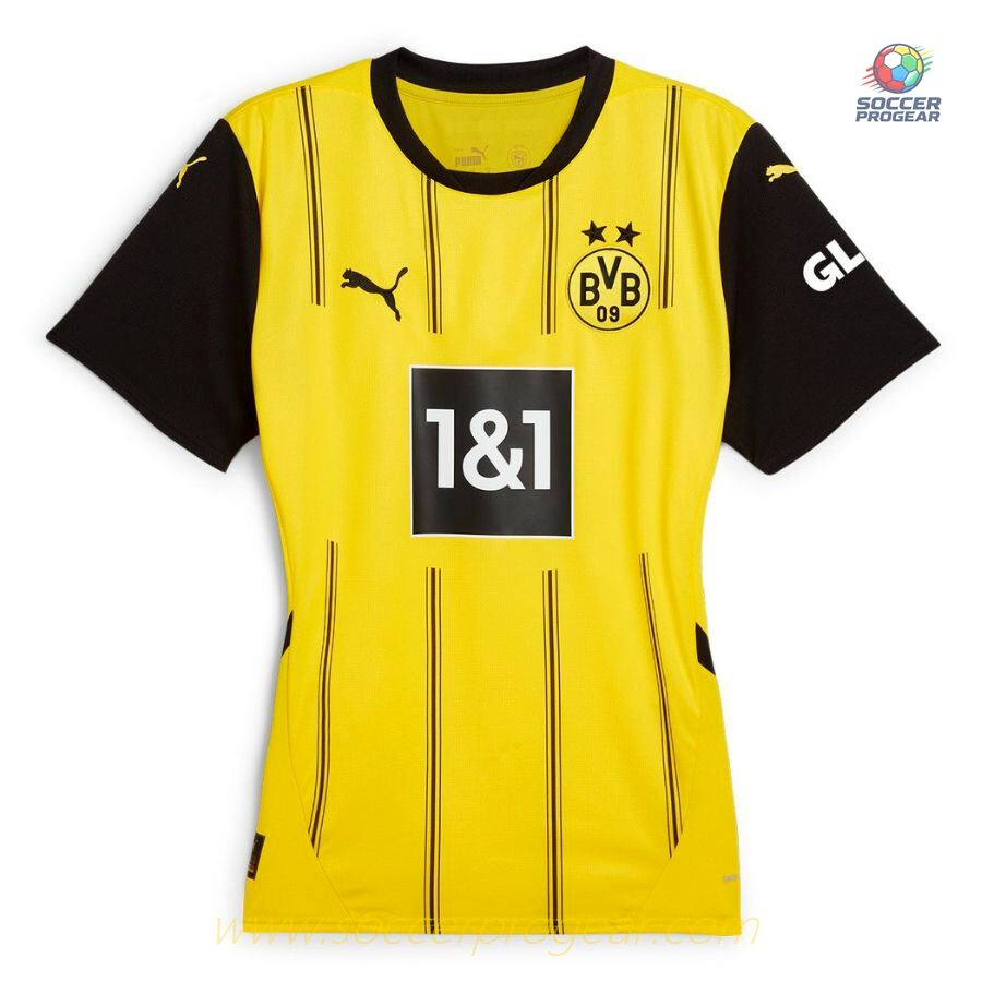 BVB Dortmund Home Soccer Football Shirt 2024-25 Edition Women