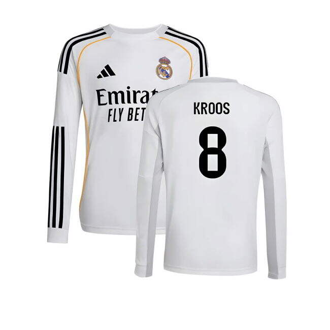 2025-2026 Camiseta Real Madrid Local Niños - Auténtica - Kroos 8