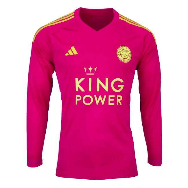 2023-2024 Leicester City Home Goalkeeper Kit (Pink)