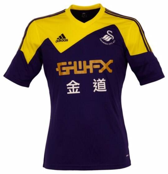 Genuine Comfort Fit 13-14 Swansea City Away Jersey Shirt