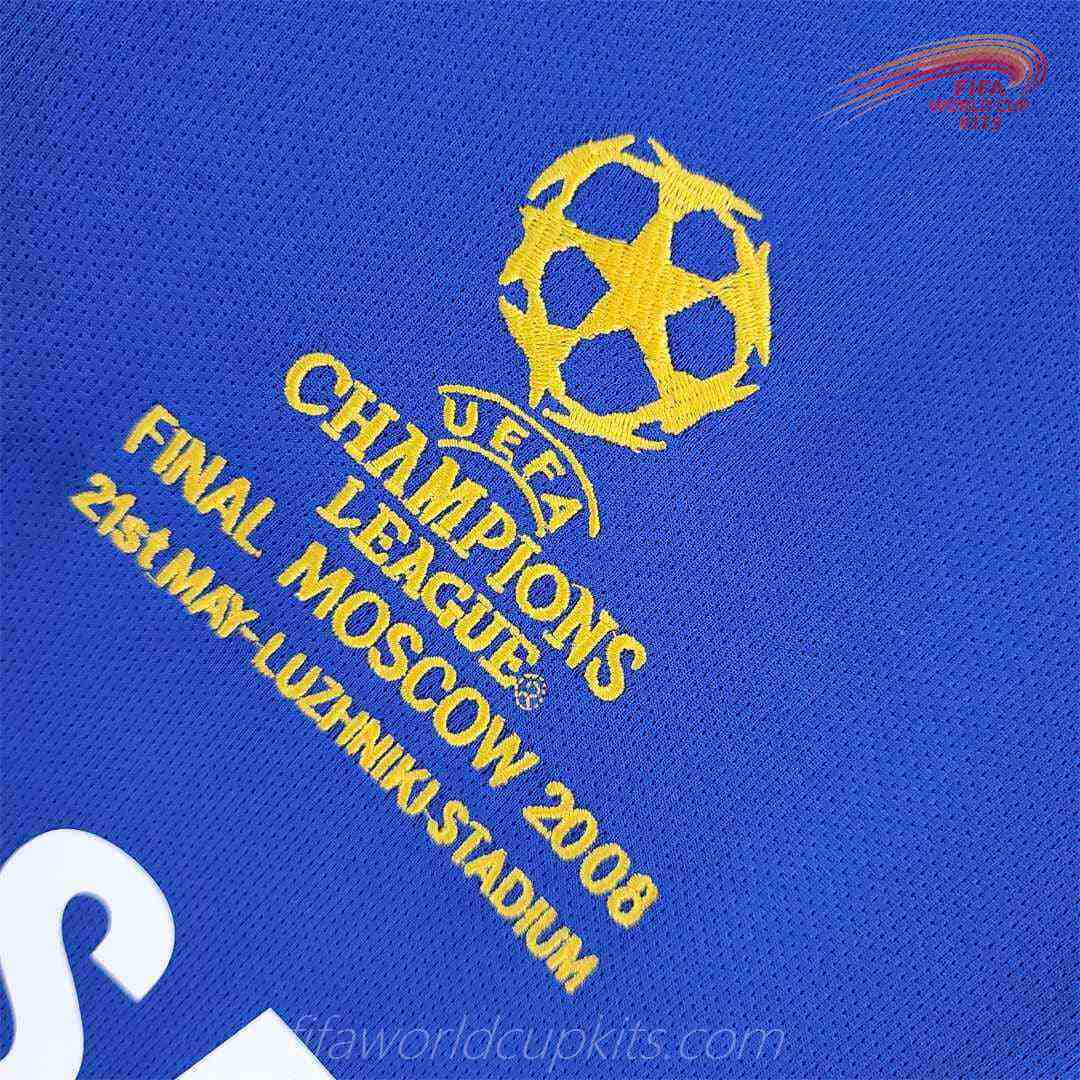 Chelsea 07-08 Home UCL Final Football Kit