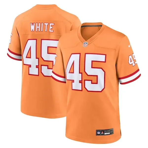 None Devin White Game Jersey - Orange | NFL Player Jersey | NFL Footba