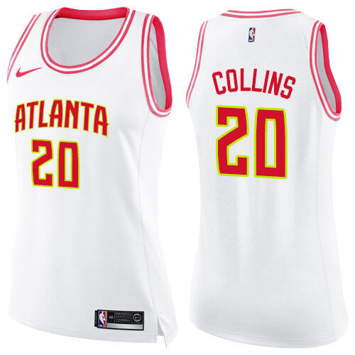 Professional Hawks #20 John C. 2024 Icon NBA Swingman Jersey White -