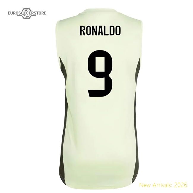 2025-2026 Real Madrid Sleeveless Training Jersey (almost Lime) (ron