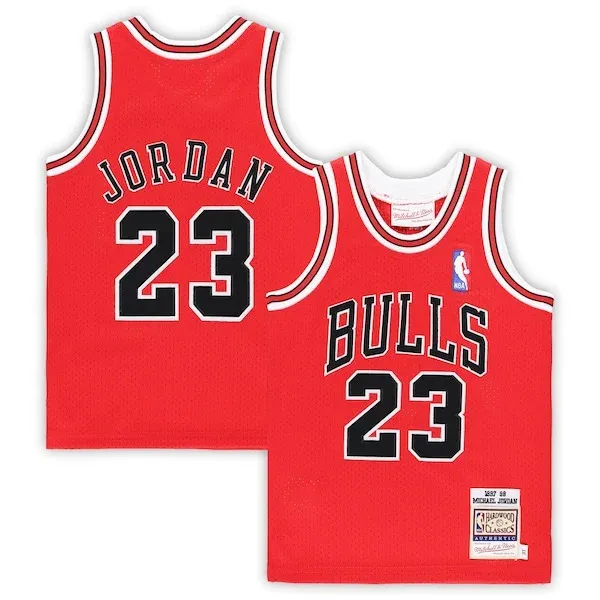 Michael Jordan CHI Authentic Jersey - top-tier stylish - Red