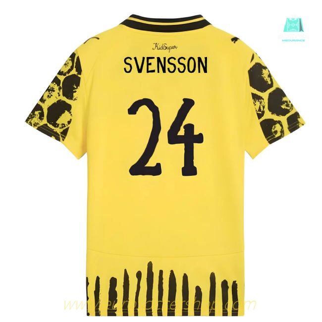 2025-2026 KIDSUPER x Borussia Dortmund CWC Shirt - Kids (Svensson 24)