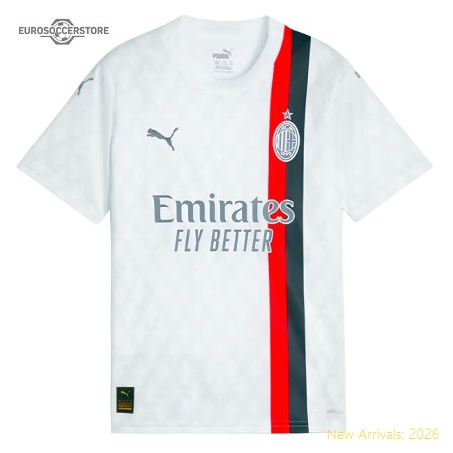 Authentic Ac Milan Away Jersey 2023-2024 Durable Nike Dri-fit