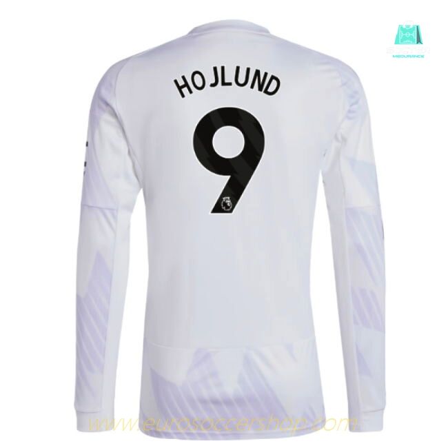 2025-2026 Man Utd Long Sleeve Away Shirt (Hojlund 9)