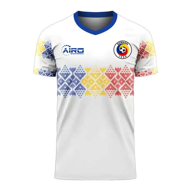 Updated Romania Away Football Shirt 2025-2026