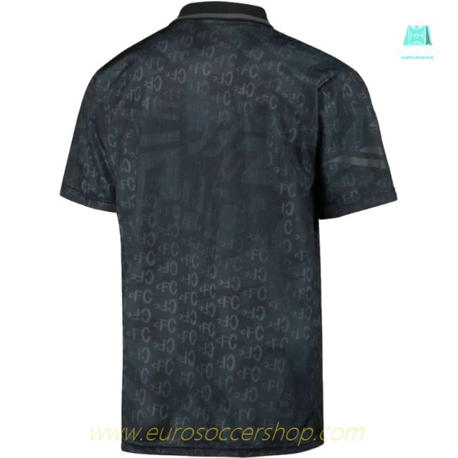 Chelsea 1992 Black Out Retro Football Shirt (Drogba 11)