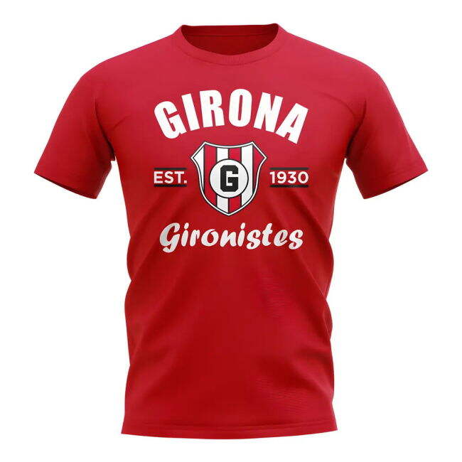 Girona Established Football T-Shirt (Red)