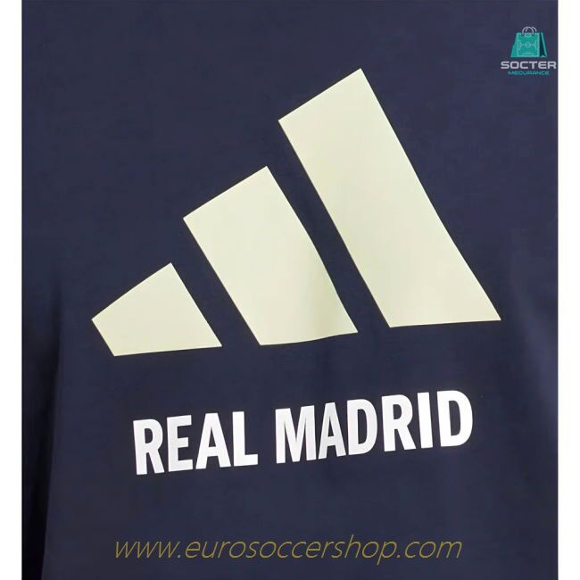 2025-2026 Real Madrid Seasonal Graphic Tee (Legend Ink)