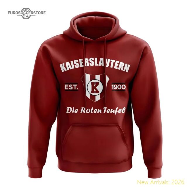 Kaiserslautern Established Hoody (maroon) - Supporter Edition