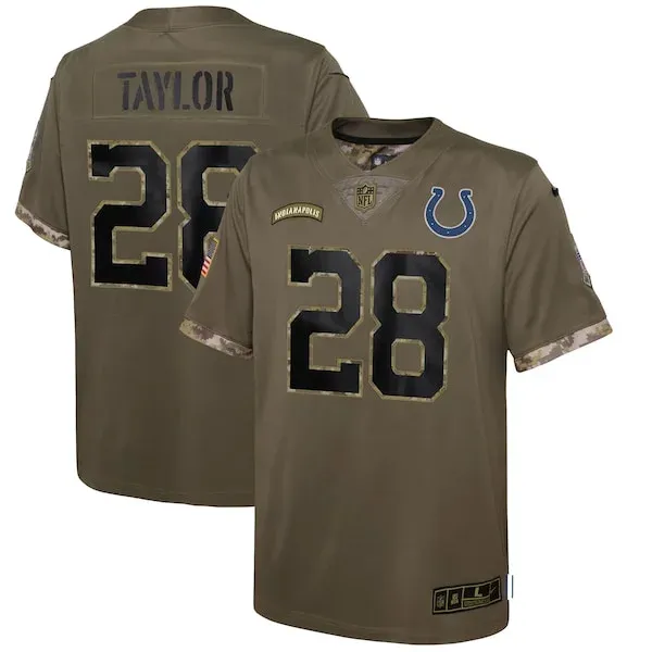 None Jonathan Taylor Limited Jersey - Olive | NFL Player Jersey