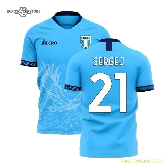 Match-Day Lazio 2025-2026 Home Concept Football Kit (Libero) (Sergej
