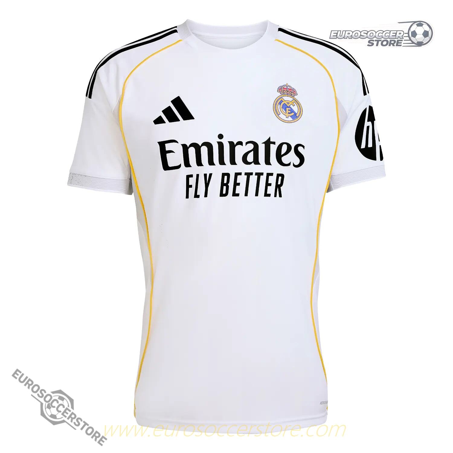 Real Madrid Home Football Jersey for the 25-26 Season