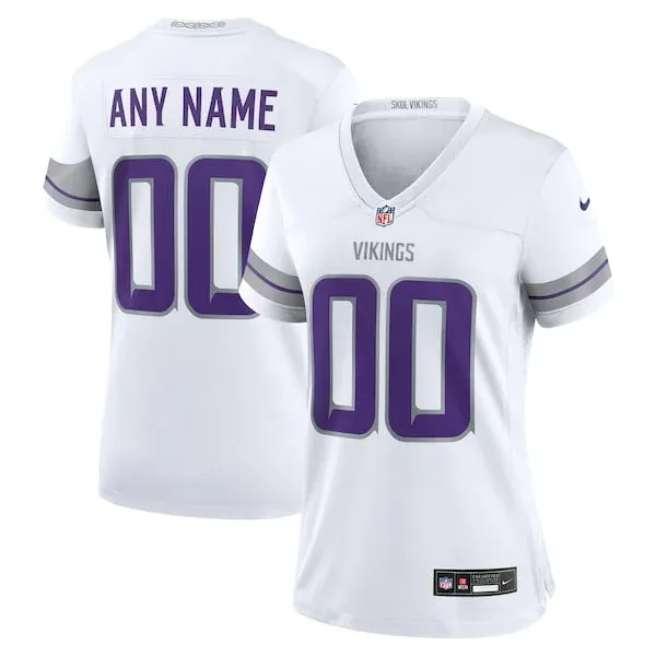 None Minnesota Vikings Game Jersey - White | NFL Player Jersey