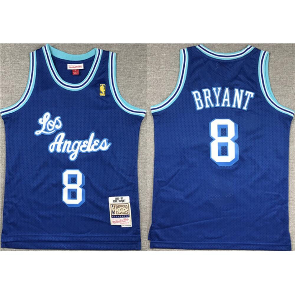 Fan Favorite Official Men's LA Lakers #8 Kobe Blue Basketball Jersey