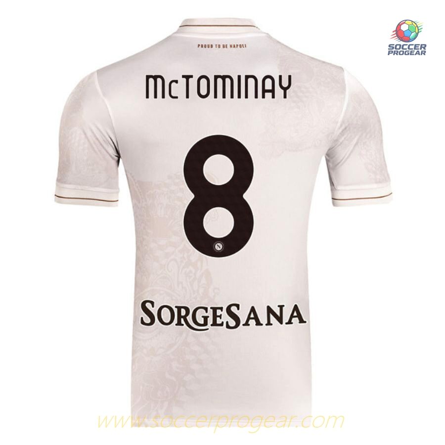 Naples Away Youth Football Jersey 2025-2026 Season Mc Tominay