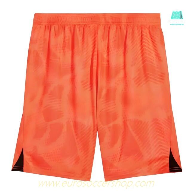 2024-2025 Man City Home Goalkeeper Shorts (Neon Sun)