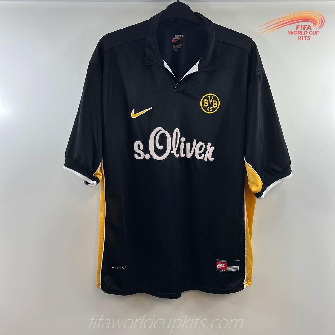 Dortmund 1998 Away Black Football Kit