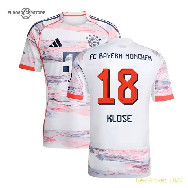 Performance 2025-2026 Bayern Munich Away Shirt (Klose 18)