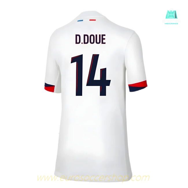2024-2025 PSG Away Shirt (Kids) (D.Doue 14)