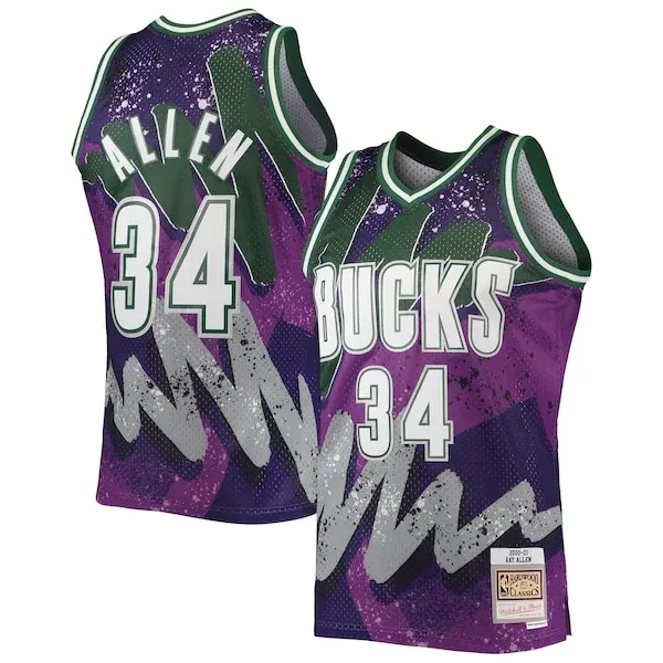 Official Ray Allen MIL NBA Jersey - Team Colors - Licensed Product