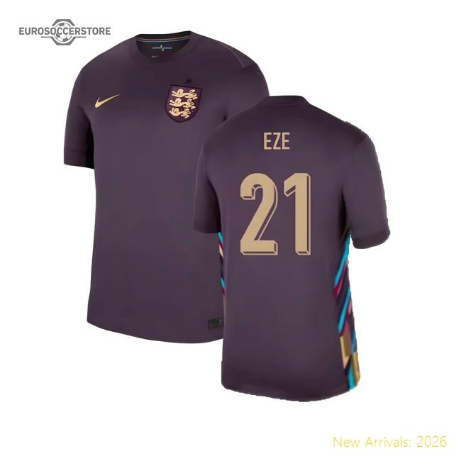 England 2024-2025 Away Jersey - Official Dri-fit Breathability