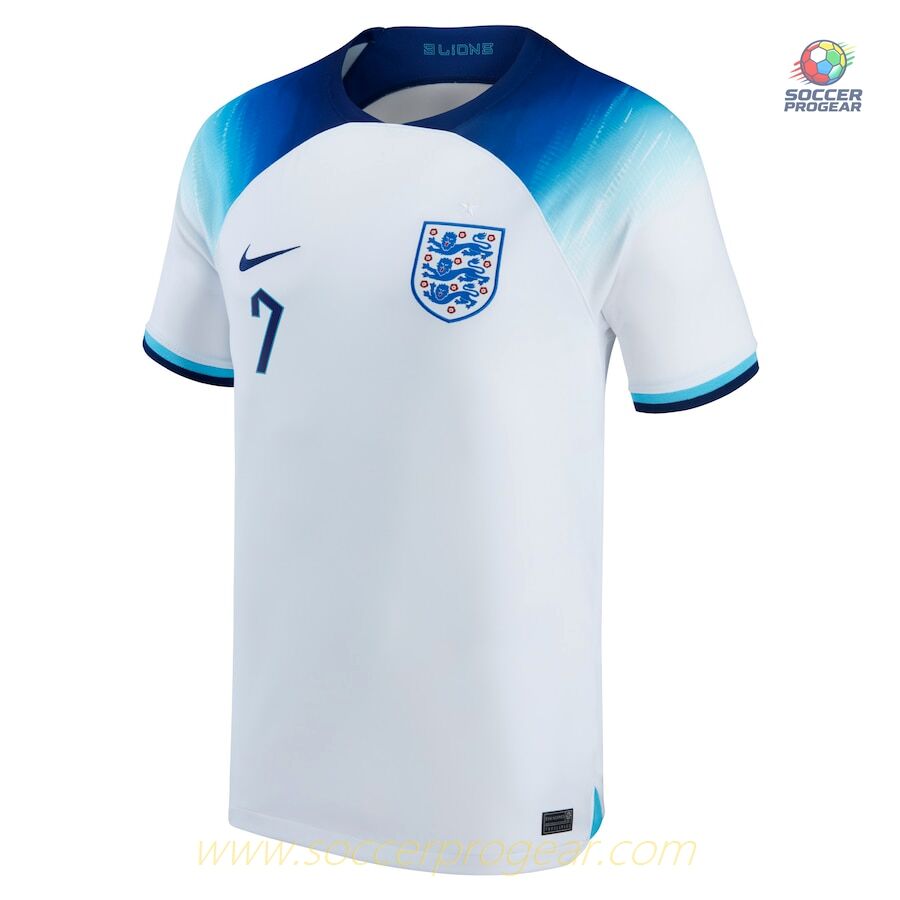 GREALISH 2022 WORLD CUP ENGLAND HOME SHIRT