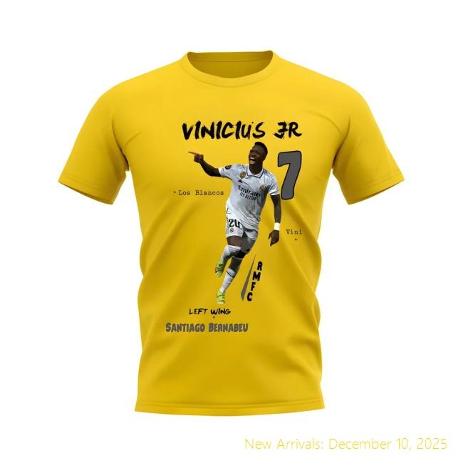 2025-2026 Real Madrid Home Shirt - Elite Jersey - Yellow Color