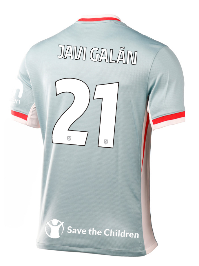24-25 Champions League Away Jersey of Atletico Madrid Featuring JAVI GALÁN 21