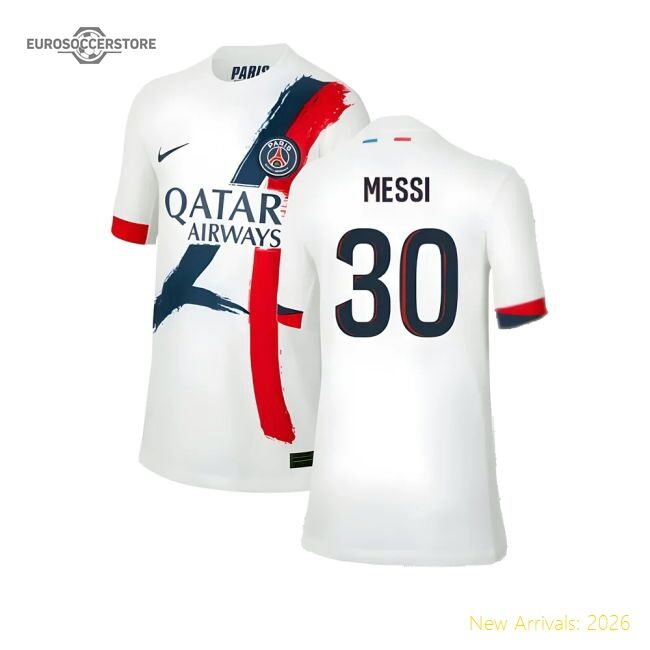Performance Fan-Favorite 2024-2025 Psg Away Shirt (Kids) (Messi 30)