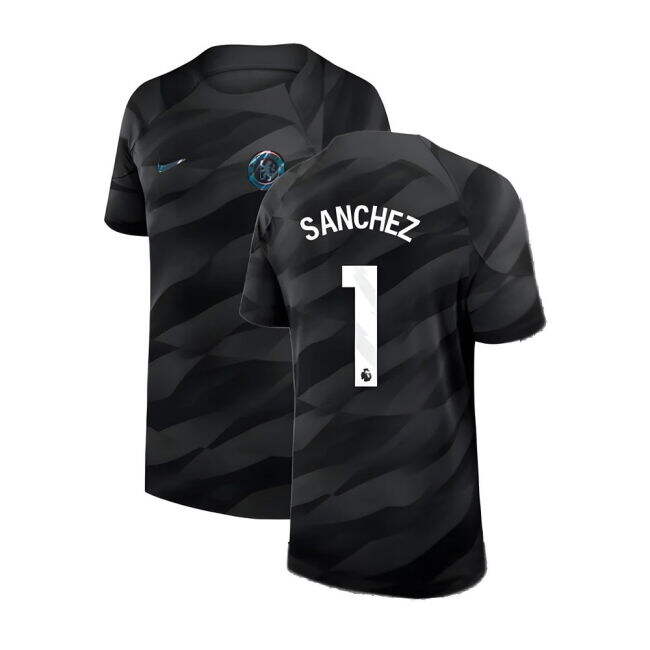 Chelsea Official Home Football Shirt 2023-20 Sanchez 1 L M S Kids