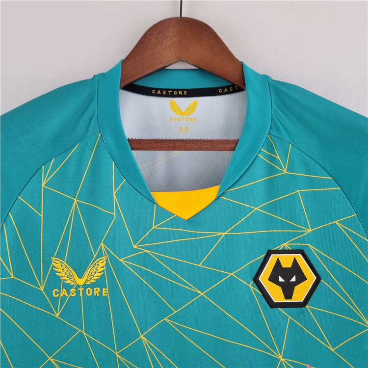 Wolverhampton Wanderers 2223 Away Green Soccer Jerseys Football Shirt