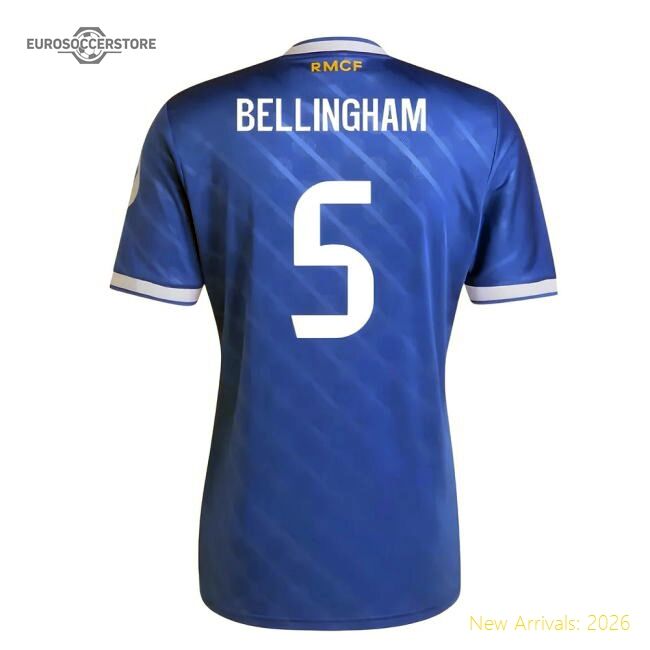 Match-ready Third Real Madrid Bellingham Jersey 2025-2026 Durable