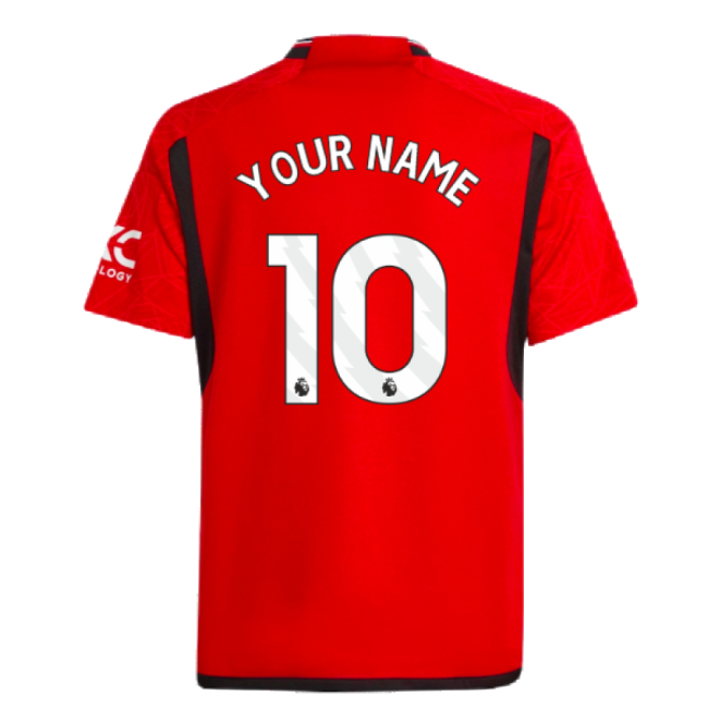2023-2024 Man Utd Home Kit (Kids) (Your Name)