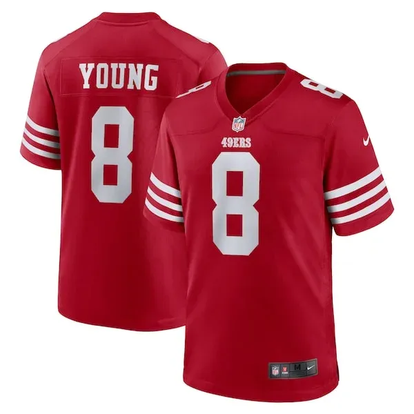 San Francisco 49ers Game Football Jersey - Scarlet S | football jersey