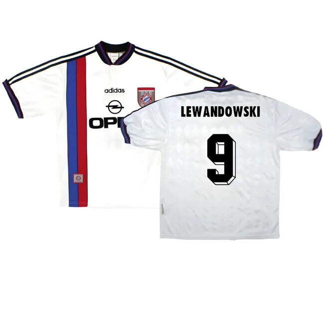 Durable Material Bayern Away Shirt Very Good S Lewandowski #9 Mode...
