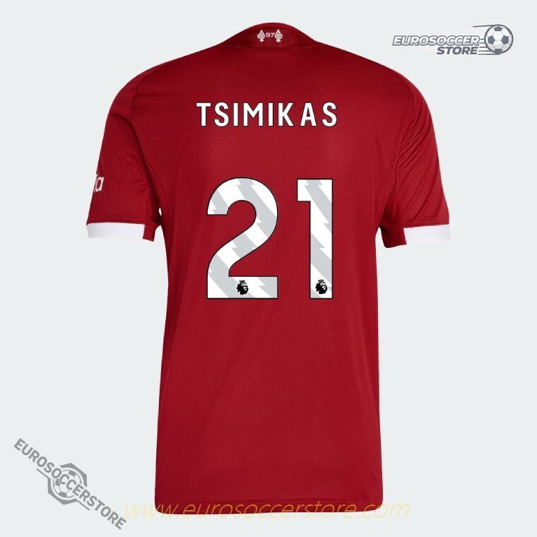 25-26 Liverpool Home Jersey (Player Version) - TSIMIKAS 21