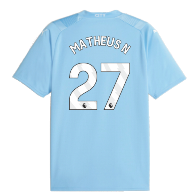 2023-2024 Man City Football Club Home Uniform (2)