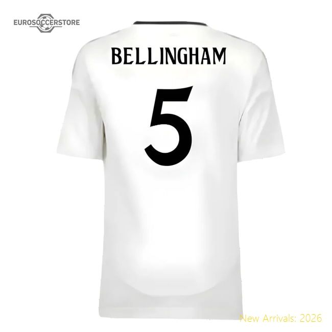 2024-2025 Real Madrid Home Youth Kit (bellingham 5) - English Prodigy