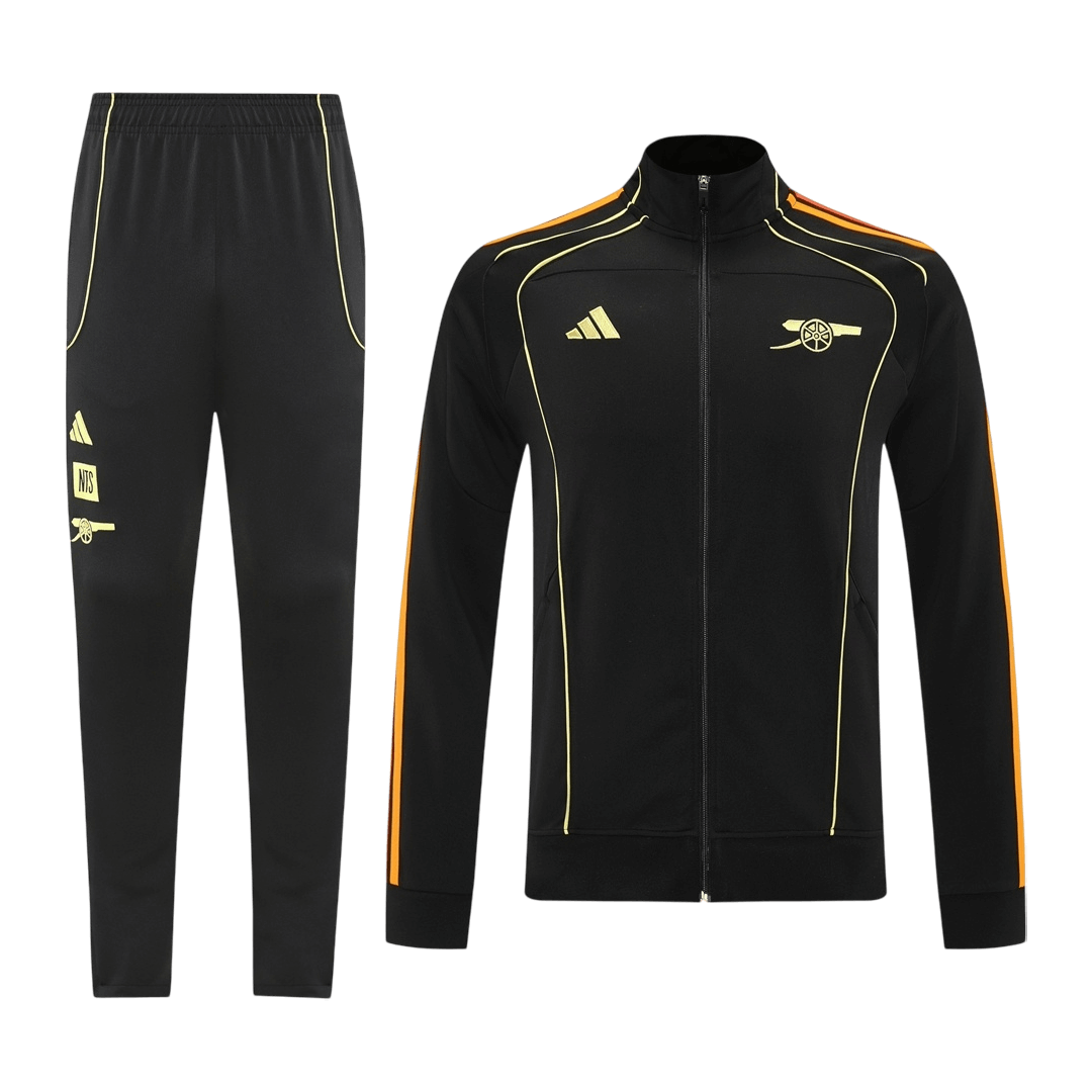 Arsenal Jacket Tracksuit 2025/26 Black