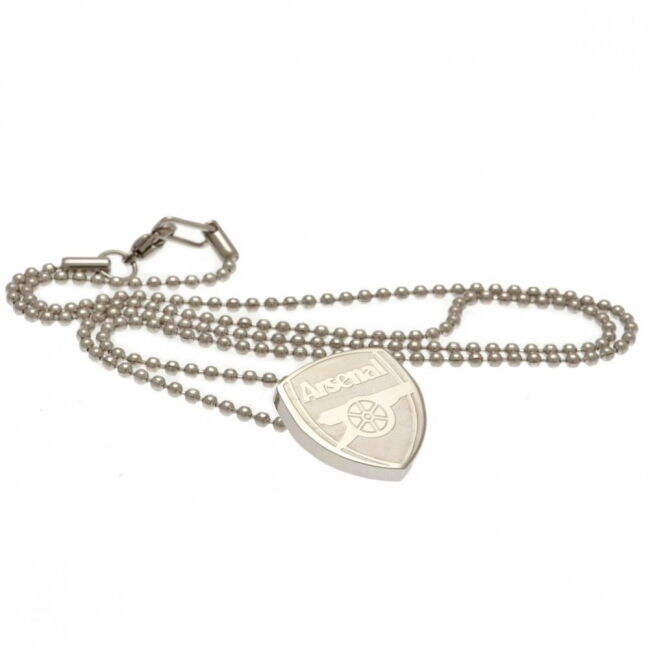 Arsenal FC Stainless Steel Pendant & Chain (Fan Favorite)